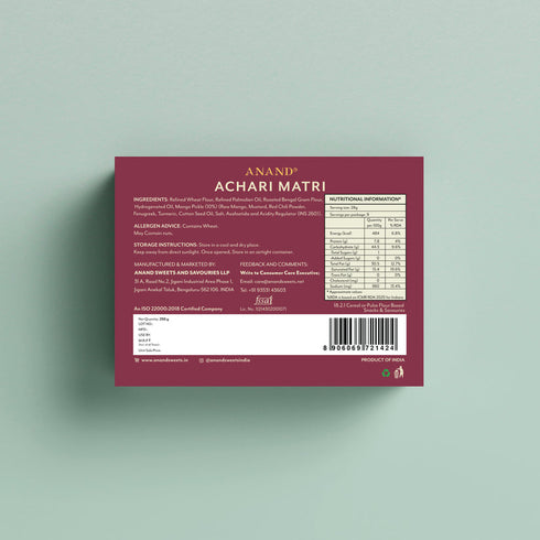 Anand Sweets Achari Matri